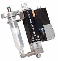 Wstęp Produkt Liquidyn P-Dot CT stanowi wysokiej jakości zawór strumieniowy przeznaczony do bezstykowego mikrometrycznego dozowania płynów o średniej do wysokiej lepkości, w tym olejów, smarów,