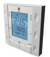 BRISE OPCJE Ścienny tmostat grzanie/chłodzenie -wyświetlacz CD - programowanie 8-dniowe - automatyczna lub manualna zmiana grzanie/ chłodzenie - zasilanie AC 230 V, on / off lub 3-pozycyjna nastawa