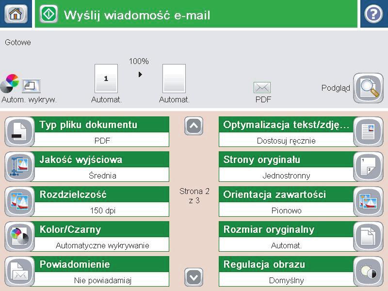 8. Dotknij przycisku Start, aby rozpocząć wysyłanie.