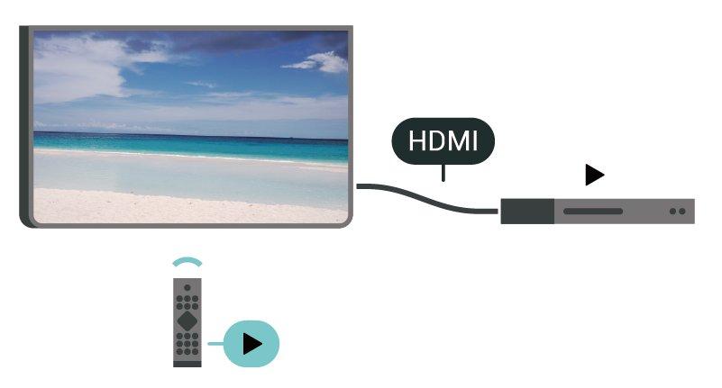HDMI DVI Jeśli urządzenie, z którego korzystasz, jest wyposażone jedynie w złącze DVI, możesz je podłączyć do złącza HDMI 2 przy użyciu adaptera DVI-HDMI.