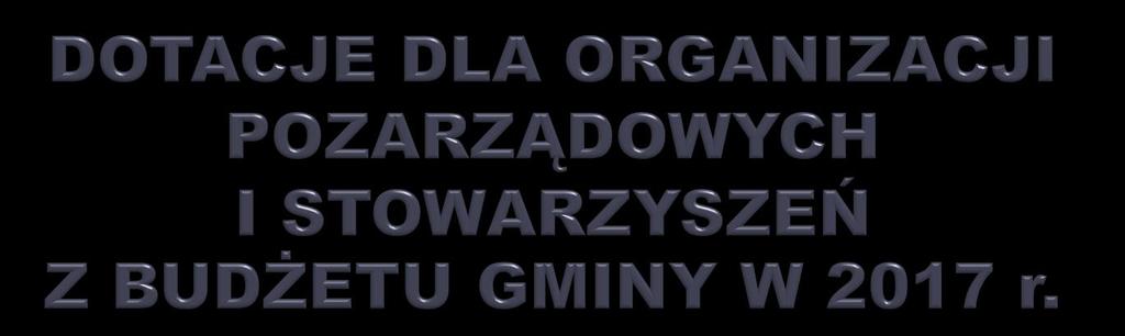 WYSZCZEGÓLNIENIE PROJEKT 2017 Kolonie i wypoczynek 37.000,00 Ochrona zdrowia 4.