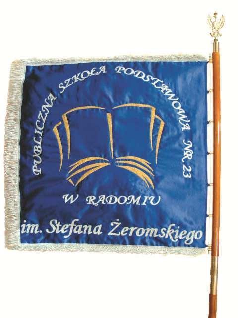 Pierwszy Sztandar szkoły został poświęcony 18 maja 1991r. Uroczystość poświęcenia nowego Sztandaru odbyła się 25 stycznia 2007r.