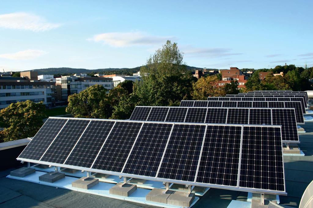 Instalacja 17,6 kw na dachu firmy w Oslo Przykłady Electricity from