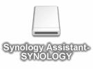 5. Dwukrotnie kliknij na automatycznie utworzoną ikonę Synology Assistant-SYNOLOGY. dmg na pulpicie. 6.