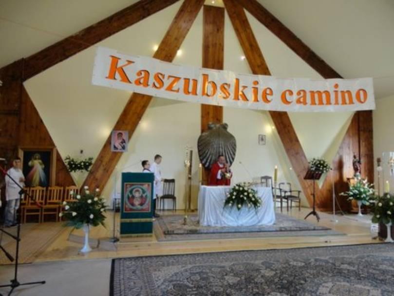 Kaszubskie Camino w Łebie Pierwszy raz w tym roku, a zapewne nie ostatni, Zrzeszenie Kaszubsko Pomorskie o/ Łeba wraz z Parafią św.