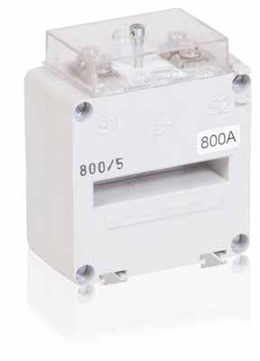 Przekładniki typu IMSb Przekładniki prądowe przeznaczone do nałożenia na szyny prądowe o maksymalnych wymiarach 60x mm.