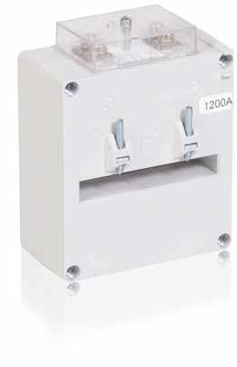 Przekładniki typu IMSc Przekładniki prądowe przeznaczone do nałożenia na szyny prądowe o maksymalnych wymiarach 80x mm.