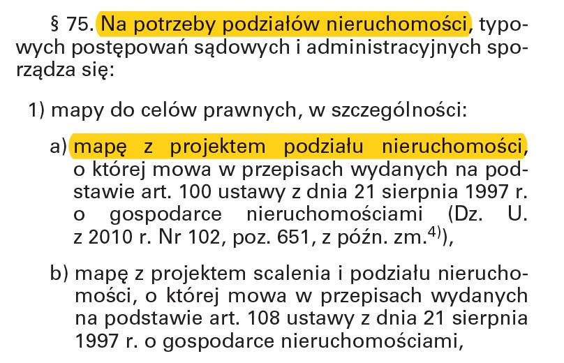 zabudowy i zagospodarowania terenu, podział nieruchomości może nastąpić w celu:.