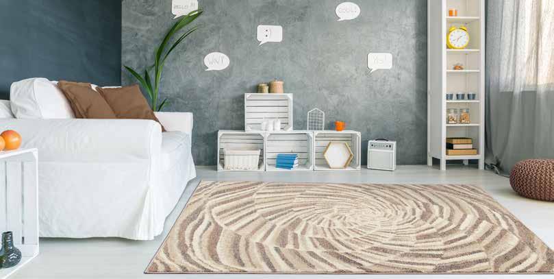 PO PROSTU MINIMALISTYCZNIE JUST MINIMALISM A vanti Minimalistyczna stylistyka dywanów z kolekcji Avanti wpisuje się w modne obecnie