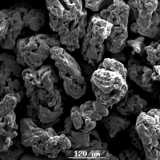 118 T R I B O L O G I A 2-2015 a) b) c) Rys. 1. Obraz mikroskopowe napełniaczy kompozytu: proszek żelaza (a) politetrafluoroeylen (b) i włókna aramidowe (c) Fig. 1. The microscopic image filler composite of iron powder (Fe) (a), politetrafluoroetylene (b), polyaramid fibre (c) Z obrazu SEM przedstawionego na Rys.