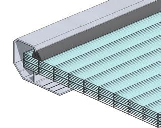 PRZENIKANIA CIEPŁA U 2,2 2,9 W/m²K 1,77 2,0 W/m²K PRZEPUSZCZALNOŚĆ ŚWIATŁA L t 64 65 % 44 66 % 54 64 % 45 47 % IZOLACYJNOŚĆ AKUSTYCZNA R w 18 19 db 18 19 db KLASA REAKCJI NA OGIEŃ (wg PN-EN 13501-1)