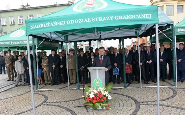 Stanisław Adamiak Konsul Honorowy Ukrainy w Chełmie, Aleksander Baczyk - Konsul Honorowy Ukrainy w Przemyślu, płk Jurij Hreśko - Pierwszy Zastępca