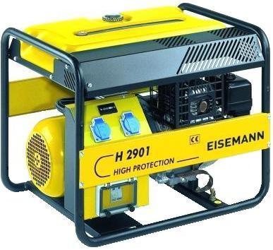 EISEMANN H 2901 HIGH PROTECTION IP 54 Elektryczna moc 1~ (cos 0,8) VA 2500 Elektryczna moc 1~ kw 2,0 Napi cie 1~ V 230 Maksymalny pr d 1~ A 10,9 Pr d 1~ (Schuko) A 10,9 Maks.