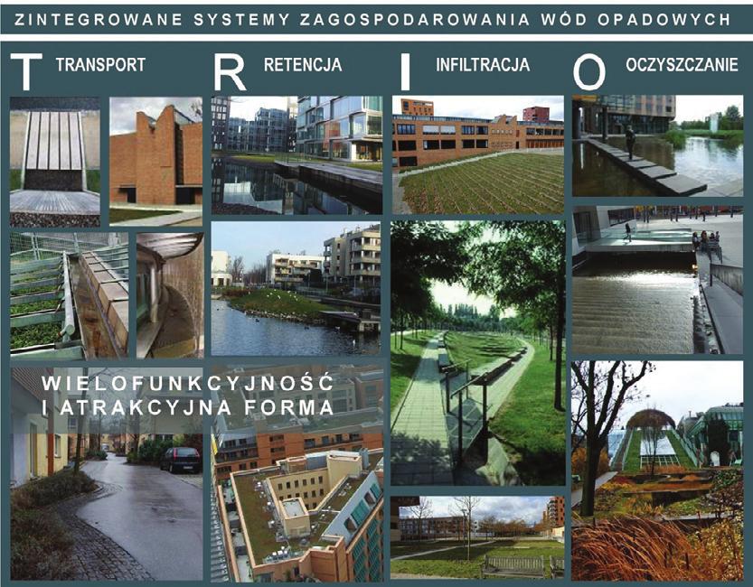 Anna Januchta-Szostak Rysunek 11. Katalog modelowych form zintegrowanych systemów zagospodarowania wód opadowych TRIO.