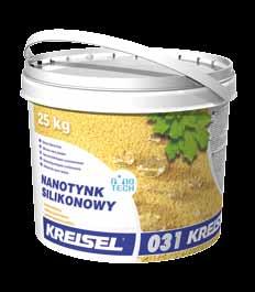 Tynki dekoracyjne Nanotynk silikonowy SILIKON PROTECT 031 Masa tynkarska do wykonywania wypraw pocienionych, gotowa do stosowania, produkowana na bazie specjalnych spoiw organicznych,