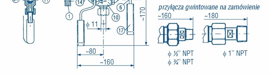 A 105 F 316L 2 tulejka uszczelniająca AB18 grafit 3 sworzeń z otworem AISI 316 4 pierścień dzielony AISI 316 5 śruba doszczelniająca A 105 AISI 316 6 dźwignia Fe 37 B 7 podkładka R 40 8 śruba z łbem