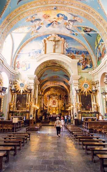 KALWARIA ZEBRZYDOWSKA ZESPÓŁ ARCHITEKTONICZNO-PARKOWY Kościół Grobu Matki Bożej w Brodach, wchodzący w skład kalwaryjskich obiektów sakralnych.