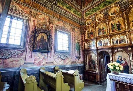 Niezwykły cmentarz wojenny z I wojny światowej na szczycie góry Rotunda ponad wsią Regietów Wyżny. Cerkiew greckokatolicka św.