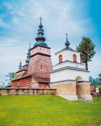 OWCZARY CERKIEW PARAFIALNA GRECKOKATOLICKA OPIEKI BOGURODZICY Cerkiew w Bielance z ok. 1773 r., z przepięknym ikonostasem z 1783 r., znajdującą się na Szlaku Architektury Drewnianej.