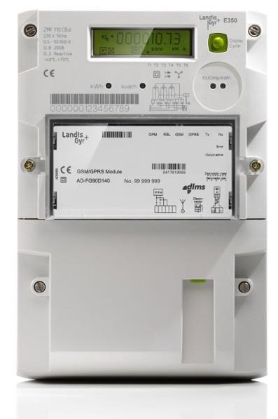 częstotliwości oraz inteligentnych liczników energii elektrycznej firmy Landis-Gyr (rys.2.3) i koncentratora (rys.2.4).