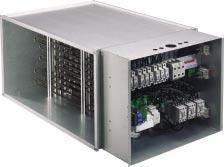 Nagrzewnica jest sterowana przez wbudowany regulator elektroniczny wykorzystujàcy pulsacyjnà proporcjonalnà technik regulacji, zapewniajàcà bardzo precyzyjne sterowanie temperaturà nawiewanego