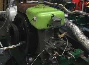 Podstawowe dane techniczne silnika: Moc nominalna silnika 5,9 kw Prędkość obrotowa nominalna 1500 min -1 Moment obrotowy nominalny 38 N m Liczba cylindrów 1 Średnica cylindra 90 mm Skok tłoka 120 mm