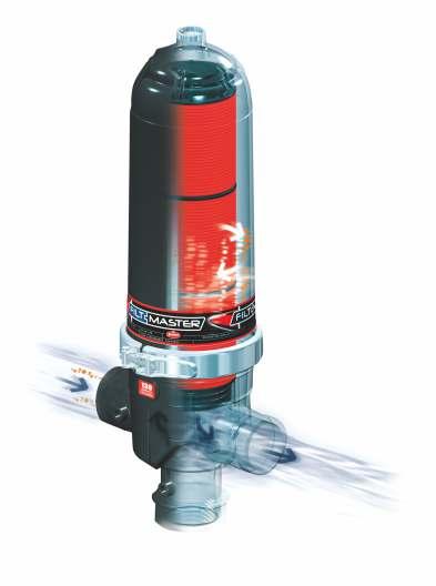 Filtry dyskowe FILTMASTER Filtry siatkowe JIMTEN Wzmocnione przyłącze wyjściowe Wzmocnione metalem przyłącze wyjściowe " do podłączenia zaworu spustowego lub odpowietrznika.