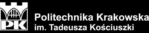 Zapytanie ofertowe dla zamówień o wartości szacunkowej nieprzekraczającej równowartości w złotych kwoty 30 000 euro netto (bez podatku VAT) Zamawiający: Politechnika Krakowska im.
