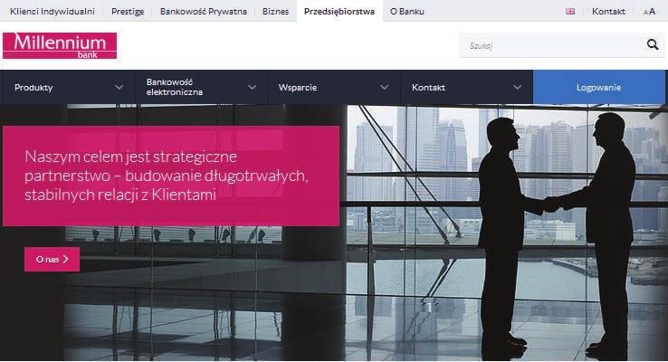 Millenet tradycyjna bankowość w nowoczesnym wydaniu Szanowny Kliencie, Millenet dla Przedsiębiorstw to usługa, która umożliwia Ci pełny dostęp do