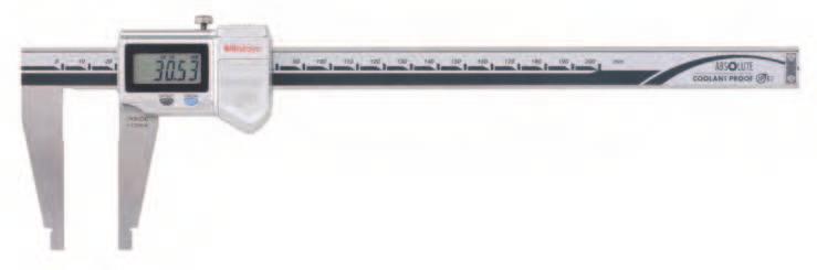 Suwmiarka ABSOLUTE Digimatic o szczękach półwałkowych Seria 550 Seria 550 Suwmiarka Digimatic z półwałkowymi końcówkami szczęk. Zaokrąglone powierzchnie pomiarowe umożliwiają pomiary wewnętrzne.