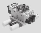 Elektrozawory VUVG-S18, zawory in-line G1/4 Montaż na płycie przyłączeniowej Zawory in-line do montażu na płycie Wymiary Modele CAD do pobrania www.festo.