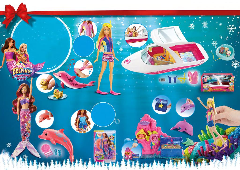 Daj nurka prosto w świat przygody razem z Barbie w krainie Delfinów z