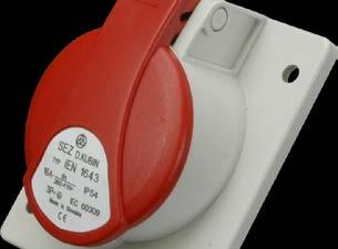 3p 4p 5p Gniazda tablicowe 2P + PE 3P + PE 3P + N + PE 230 V 3p