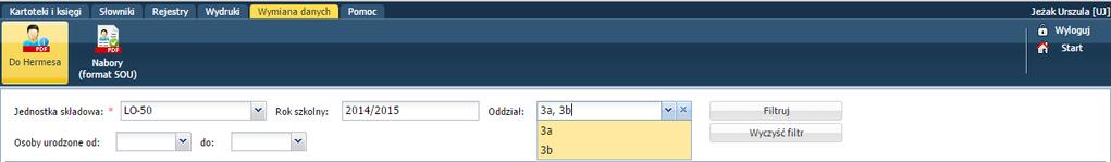 Wymiana danych z innymi programami 73 Wymiana danych z innymi programami Dane gromadzone w systemie Uczniowie Optivum NET+ mogą być wykorzystywane także w programach i systemach współpracujących z