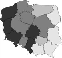 wieku i regionach. Przewiduje się, że w kolejnych dwóch dekadach nadal będzie zmniejszać się udział osób należących do młodszych grup wieku produkcyjnego, a rosnąć w grupie najstarszej.