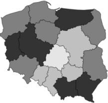 ANALIZA REGIONALNYCH WSKAŹNIKÓW ZATRUDNIENIA 145 W badanym okresie odsetek osób w grupie wieku 35-54 lata charakteryzował się relatywnie małym natężeniem zmian w czasie.