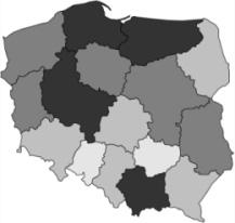 146 Małgorzata Podogrodzka setkiem odznaczała się część środkowo-wschodnia oraz północno-zachodnia, ale rejony te tworzyły dwa zwarte obszary.