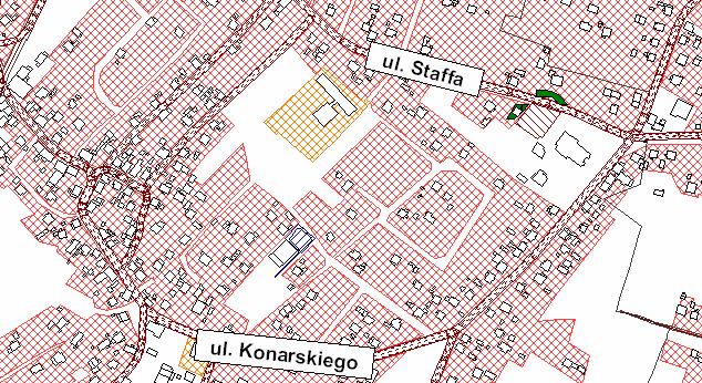 Rysunek 97. Mapa przekroczeń wskaźnika L N.
