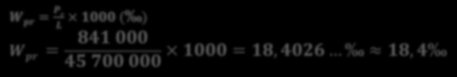 Obliczamy saldo migracji (S m ): SS mm = II EE = 999999 000000 222222 000000 = 777777 000000 (ooooooo) 2. Obliczamy przyrost naturalny (P n ): 3. Obliczamy przyrost rzeczywisty (P r ): 4.