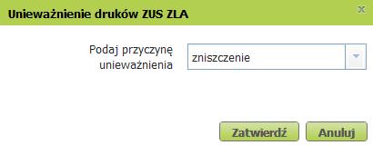 dla lekarza Aby zelektronizować papierowy formularz (czyli wprowadzić dane do systemu), kliknij [Formularze ZUS ZLA] zobaczysz tutaj identyfikatory pobranych przez Ciebie zaświadczeń, które