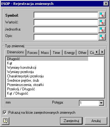 hiperłącza ) znajdującą się w dolnej części okna programu ESOP (pasek narzędziowy Przybornik).