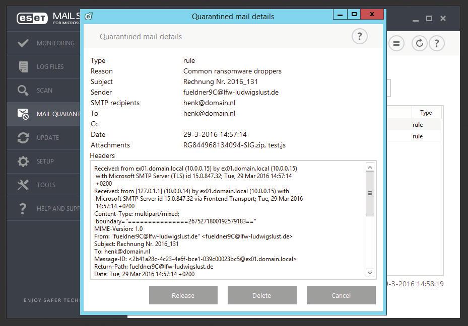 blokowane zanim jeszcze zostaną zidentyfikowane jako złośliwy ransomware.