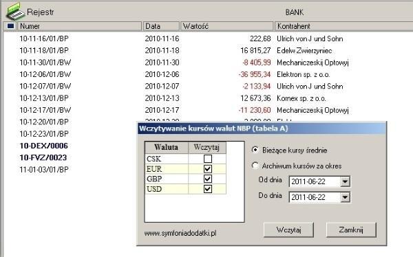 Uruchomienie dodatku Dodatek dzia a automatycznie. Warunkiem jest w czenie procedury On Timer -> patrz konfiguracja dodatku.