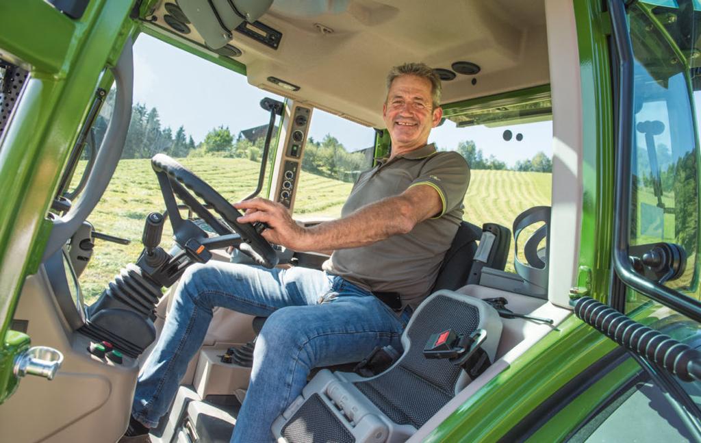 FENDT 200 VARIO: KABINA Prawdziwie imponująe maszyny. Cehy wewnętrzne, które przekonują.