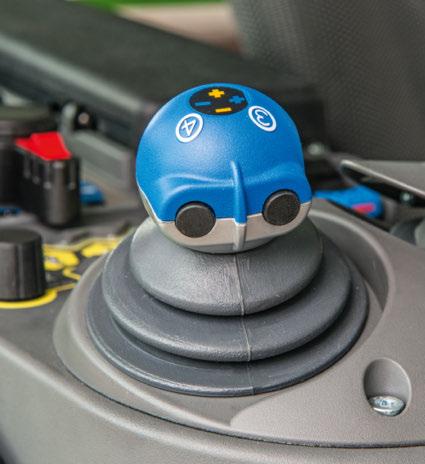 mechanizm różnicowy ze 100% blokadą i czujnikami kąta skrętu 200 V 200 F 200 P g g g Podnośnik Siła uciągu i bezstopniowe sterowanie g g g Prześwit, sterowanie pozycyjne g g g Przedni