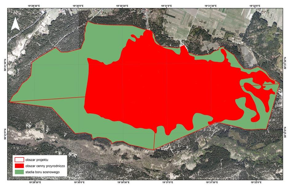 Mapa ta szczegółowo wyznacza obszary najcenniejsze przyrodniczo. Miejsca w których należy zachować zasady opracowane w dokumentacji z prac przygotowawczych.