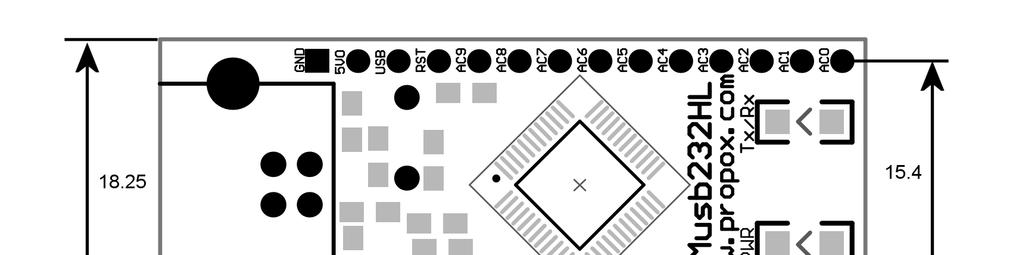 Rysunek 6 Rozmieszczenie elementów - BOTTOM 6.