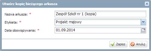 Opracowywanie arkusza organizacyjnego 69 1. Wybierz widok Arkusz/ Organizacja. 2. W prawym panelu ekranu przejdź na zakładkę Komentarze i kliknij przycisk Dodaj. 3.