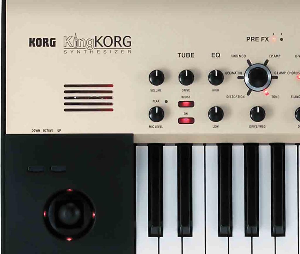 4.999 zł PRODUCENT Korg www.korg.com TEST DYSTRYBUCJA Mega Music Sp. z o.o. Sopot tel. 58-551-18-82 www.megamusic.pl Funkcja: cyfrowy syntezator, tzw. wirtualny analog.