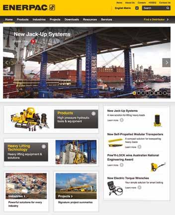 O firmie Enerpac Enerpac jest czołowym, globalnym dostawcą wysokociśnieniowych narzędzi i rozwiązań hydraulicznych, z bogatym asortymentem produktów i globalną sieć dystrybucji, znającym też dobrze
